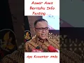 Lagu Azwar Anas Beritahu Info Penting