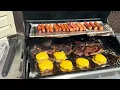 Cooking Steaks Burgers and Hotdogs Enjoy life with the people I love
