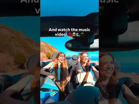 Watch the full music video on our channel🌊🌴😎 #twins #summersong #originalsong #musicvideo #music