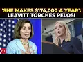 Net worth of 413 million Karoline Leavitt rips Nancy Pelosi over insider trading accusations