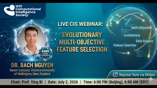 IEEE CIS Webinar Evolutionary Multi-objective Feature Selection