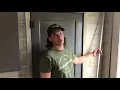 How to cut quarter round trim for inside wall corners