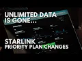 Unlimited Data is Going Away for Starlink Priority Mobile Priority Subscribers