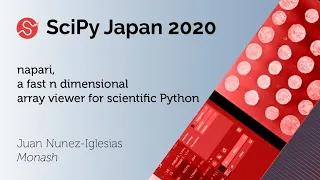 napari a fast n dimensional array viewer for scientifc Python Juan Nunez-Iglesias SciPy JP 2020