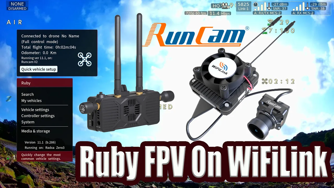 Ruby FPV On Runcam WiFiLink - A Much Better Start But Not Without Issue!