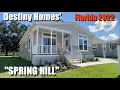 Destiny Homes Spring Hill Affordable Manufactured Home Tour For Sale In Brooksville Florida 2022