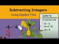 How to Subtract Integers using tiles