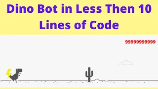 Automating Chrome Dino game using Python
