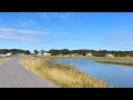 Chincoteague Assateague Bike Ride over Bridge from Wildlife Loop No Music