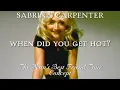 Sabrina Carpenter - When Did You Get Hot? - The Man's Best Friend Tour (Live Studio Concept)