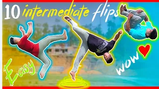 10 cool Intermediate Flips | @RAVINDRASRana44