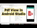 PDF View In Android Studio android development tutorial for beginners 2020