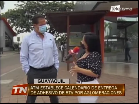 ATM establece calendario de entrega de adhesivo de RTV por aglomeraciones