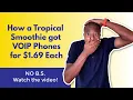 Tropical Smoothie franchise gets 1 69 VOIP Phones - How I did it