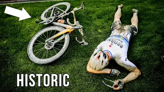 ive never seen anything like this paris roubaix 2021 in insane wet conditions