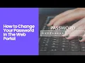 Resident Web Portal How to Change Your Password