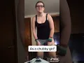chubby girl with pants