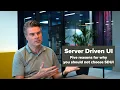 Five reasons for why you should not consider Server Driven UI