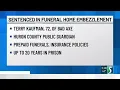 Former funeral home director sentenced in embezzlement scheme