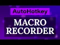 Download Lagu AHK Macro Recorder