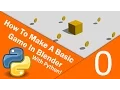How to make a basic game in blender with python Part 0