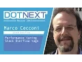 Stack Overflow It s all about performance Marco Cecconi