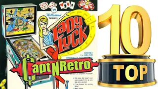 Top 10 EM Pinball Machines of All Time According to Pinside User Reviews as of 2021