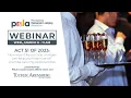 Webinar Maximizing Off-Premise Catering Opportunities with Act 51 of 2023