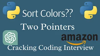 Sort Colors 75 Python3 Two Pointers CtCI