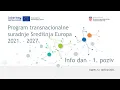 Download Lagu Info dan - Program transnacionalne suradnje Središnja Europa 2021.-2027. - Predstavljanje 1. poziva