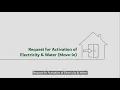 Lagu How to request for Activation of Electricity and Water (Move In) through DEWA’s website