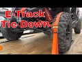 How To Install E-Track Best Way To Tie Down Your ATV Side By Side
