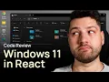 Windows 11 Clone Built in React Code Review