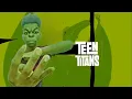 Beast Boy holding up 4 fingers in the Teen Titans intro
