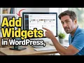 How to Add Widgets in WordPress Add Edit Delete Change Widget Position 2026 Tutorial