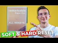Resetting reMarkable Paper Pro ALL RESETS TO FIX YOUR DEVICE