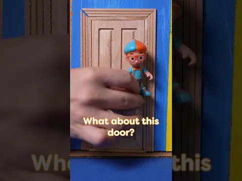 What Balls Are Hiding Behing The Doors? #sports #blippi