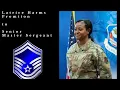 Latrice Harms Promotion to Senior Master Sergeant