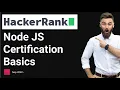 Hacker Rank NodeJS Certification Basics Recipe problem