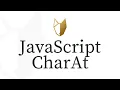 JavaScript CharAt How to get a character by its index - Cadejo dev