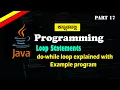 Java Do-While Loop Program Loop Statements Explained in Kannada