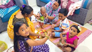 माऊलीला first time श्रद्धाने राखी बांधली 😍