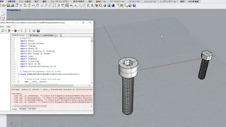 Rhino Python Bolt making program