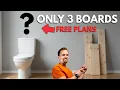 I Built This Easy Bathroom Storage Shelf How to Build Over the Toilet Storage