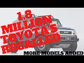 Toyota Fuel Pump Recall now 1 8 MILLION Vehicles