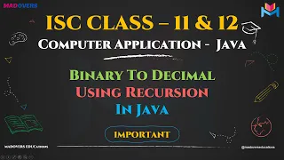 Binary to Decimal Using Recursion in Java Step-by-Step Explanation