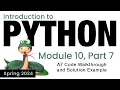 Python - Module 10