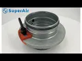 Circular Ducting Iris Dampers
