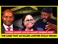 Download Lagu GEVAL DAT LEIDT TOT DE MOORD OP ADVOCAAT KYALO MBOBU IN NAIROBI BETROKKEN KENYATTA FAMILIE❓SHOCK