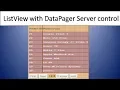 ASP NET ListView with DataPager Server control part 2